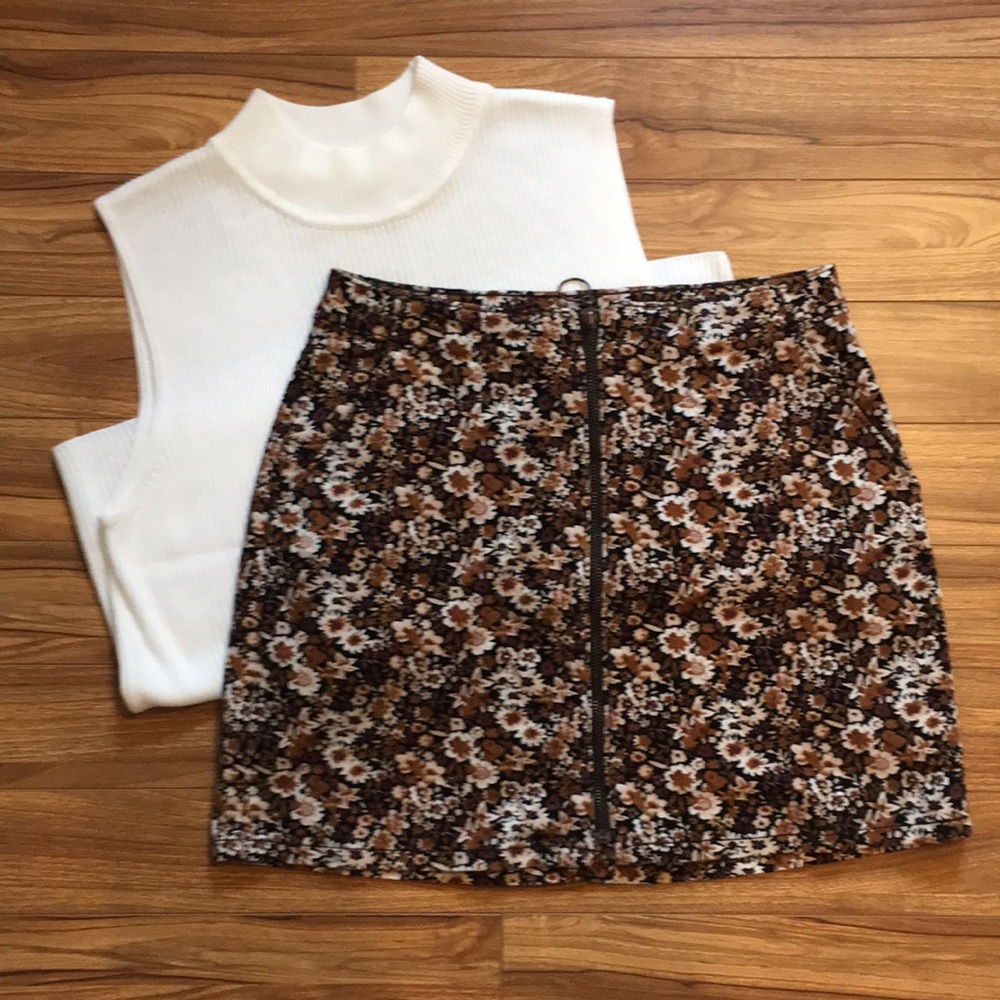 Corduroy skirt